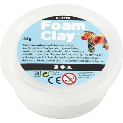 Creativ Company Foam Clay Boetseerklei Wit 35 g 1 stuk(s) Creativ Company Foam Clay Boetseerklei Wit 35 g 1 stuk(s)