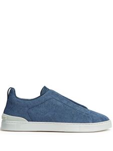 Zegna baskets Triple Stitch - Bleu