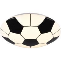 LED Plafondlamp - Trion Koppie - 12W - Warm Wit 3000K - Rond - Mat Wit - Kunststof