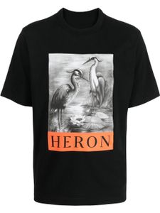 Heron Preston t-shirt en coton à imprimé graphique - Noir