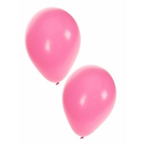 50 stuks babyroze ballonnen   -