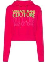 Versace Jeans Couture sweat crop Upside Down - Rose - thumbnail