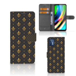 Motorola Moto G9 Plus Telefoon Hoesje Franse Lelie