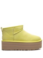 UGG bottines Classic Ultra Mini Plateform 'Pearfect' - Jaune