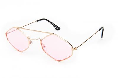 Kost zonnebril unisex cat.3 goud/roze (19 096)