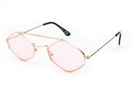 Kost zonnebril unisex cat.3 goud/roze (19 096)