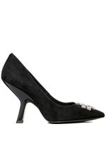 Tory Burch escarpins Eleanor Pave 100 mm - Noir