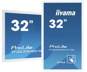 iiyama ProLite TF3239MSC-W1AG computer monitor 80 cm (31.5") 1920 x 1080 Pixels Full HD LED Touchscreen Multi-gebruiker Wit