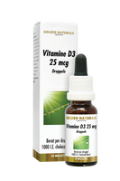 Golden Naturals Vitamine D3 25 mcg druppels - thumbnail