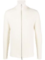 Jil Sander cardigan zippé à col montant - Tons neutres