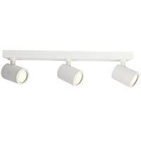 LED Plafondspot - Facto Colri - GU10 Fitting - 3-lichts - Rond - Mat Wit - Kantelbaar - Aluminium