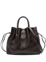 Tod's small Di leather bucket bag - Marron