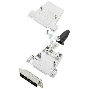 encitech DTSL25-SJSRG-T-DMP-K 6355-0087-23 D-sub male connectorset 180 ° Aantal polen: 25 Soldeerkelk 1 stuk(s)