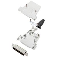 encitech DTSL25-SJSRG-T-DMP-K 6355-0087-23 D-sub male connectorset 180 ° Aantal polen: 25 Soldeerkelk 1 stuk(s)