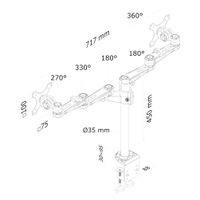 NeoMounts Monitor Bureausteun FPMA-D935D - thumbnail