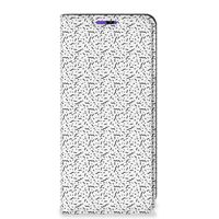 Samsung Galaxy A22 4G | M22 Hoesje met Magneet Stripes Dots - thumbnail