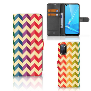 OPPO A72 | OPPO A52 Telefoon Hoesje Zigzag Multi Color