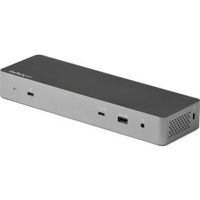 StarTech.com TB3CDK2DHUE notebook dock & poortreplicator Bedraad Thunderbolt 3 Zwart, Grijs