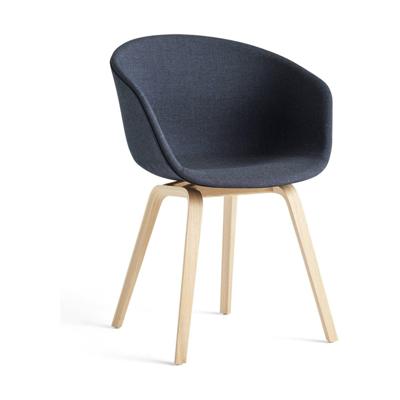 HAY About a Chair AAC 23 eetkamerstoel gezeept - donkerblauw