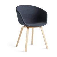 HAY About a Chair AAC 23 eetkamerstoel gezeept - donkerblauw