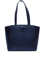 Prada Pre-Owned sac à main en cuir à logo - Noir