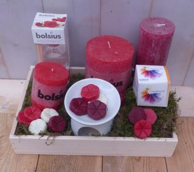 Cadeaupakket Kaarsen & Geurtjes