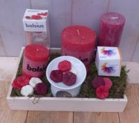 Cadeaupakket Kaarsen & Geurtjes