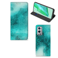 Bookcase OnePlus 9 Pro Painting Blue - thumbnail