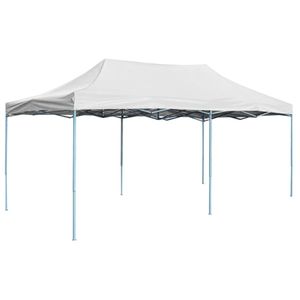 Partytent inklapbaar 3x6 m staal wit