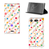 Sony Xperia XZ1 Compact Hoesje met Magneet Dots