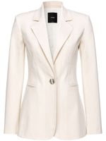 PINKO blazer en coton à simple boutonnage - Blanc - thumbnail