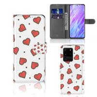 Samsung Galaxy S20 Ultra Telefoon Hoesje Hearts - thumbnail