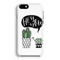 Hey you cactus: Volledig Geprint iPhone 7 Plus Hoesje - thumbnail