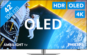 Philips 42OLED809/12 tv 106,7 cm (42") 4K Ultra HD Smart TV Wifi Zwart