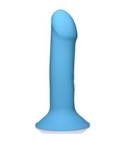 10X Squeezable Vibrating Dildo - Blue