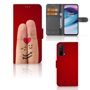 OnePlus Nord CE 5G Wallet Case met Pasjes Liefde - Origineel Romantisch Cadeau