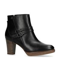 No Stress leren enkellaarzen zwart