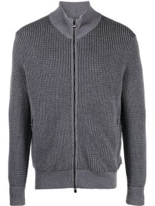 BOSS cardigan à col cheminée - Gris