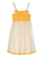 ZIMMERMANN Kids robe longue évasée Junie à manches longues - Jaune