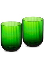 Dolce & Gabbana lot de 2 verres Murano soufflés à la main - Vert - thumbnail