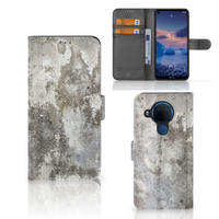 Nokia 5.4 Bookcase Beton Print - thumbnail