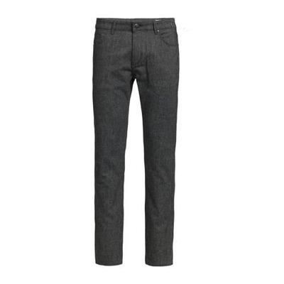 WE Fashion Blue Ridge gemêleerde slim fit broek grey melange