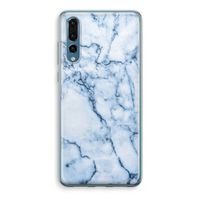 Blauw marmer: Huawei P20 Pro Transparant Hoesje