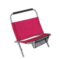 Praktische Opvouwbare Strandstoel - 60x47x40cm - Fuchsia - Campingstoel - Beach - Zomer - Camping - Outdoor.