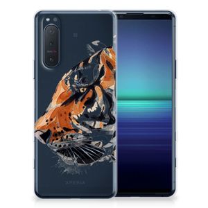 Hoesje maken Sony Xperia 5II Watercolor Tiger