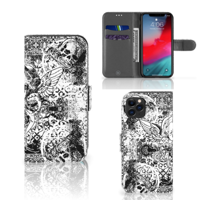 Telefoonhoesje met Naam Apple iPhone 11 Pro Skulls Angel