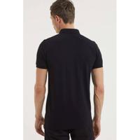 Cast Iron slim fit polo zwart