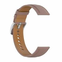 By Qubix - Compatible met Garmin Vivomove 3 / HR/Luxe/Sport/Style/Trend - Luxe leren bandje - Oudroze - Compatible Garmin bandje - Bandbreedte: 20mm