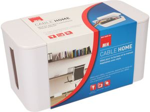 Max Hauri AG Cable Home Cable Facility Box Vloer Kabeldoos Wit 1 stuk(s)