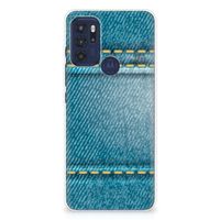 Motorola Moto G60s Silicone Back Cover Jeans